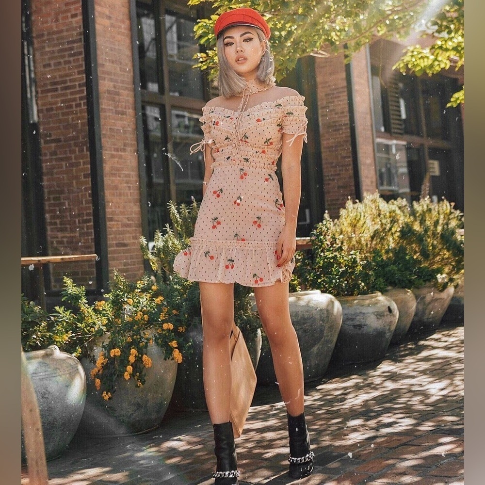 NBD Cherry Mini Dress ASO Influencers​​​ - Picture 12 of 12